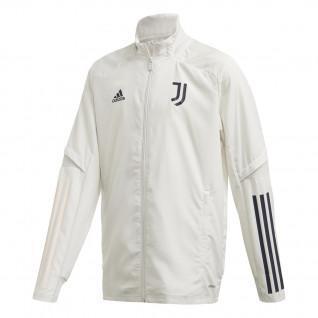 Children's pre-competition tracksuit jacket Juventus 2020/21