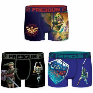 Set of 3 boxers Freegun Zelda