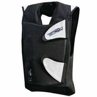 Airbag vest motorcycle elastic track leather Helite GP-AIR