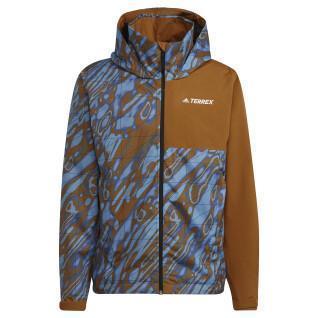 Jacket adidas Terrex Multi RAIN.RDY Primegreen Allover Print 2L Rain
