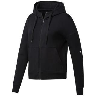 Women's hooded sweatshirt Reebok DreamBlend Cotton Full-Zip
