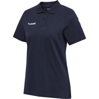 Women's cotton polo shirt Hummel Go
