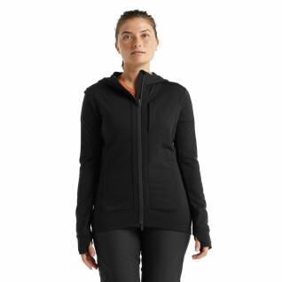 Women's hooded sweatshirt Icebreaker quantum III zip