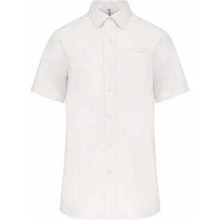 Short sleeve shirt Kariban Popeline blanc