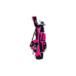 Girl's golf kit right Boston Junior classic (sac + 5 clubs)