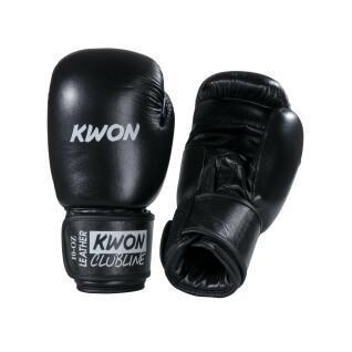 Leather boxing gloves Kwon Clubline Pointer