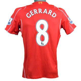 liverpool home jersey 2014/2015 gerrard with pro badge