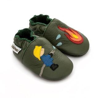 Baby boy soft slippers Liliputi Fireman