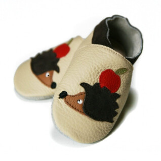 Soft baby slippers Liliputi Hedgehog Friends