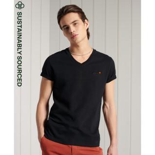 Classic v-neck T-shirt in organic cotton Superdry