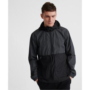 Foldable hooded jacket to put on Superdry