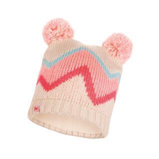 Children's knitted hat and fleece Buff Arild