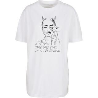 Women's T-shirt Mister Tee ladies inner peace sign