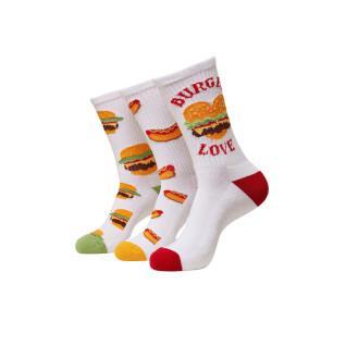 Socks Mister Tee Burger Hot Dog 3-Pack
