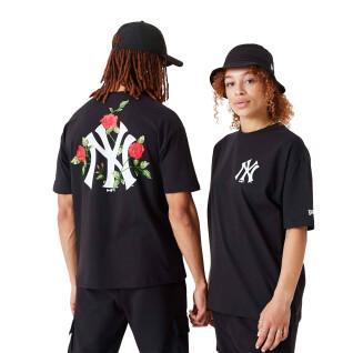 Oversized T-shirt New York Yankees Floral Graphic