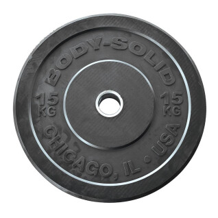 Chicago extreme bumper plates 15 kg body-solid