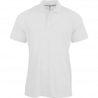 Short sleeve polo shirt Kariban blanc