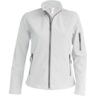 Women's jacket Kariban Softshell blanche