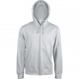 Zip-up hoodie Kariban blanc