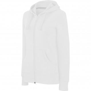 Women's zip-up hoodie Kariban blanc
