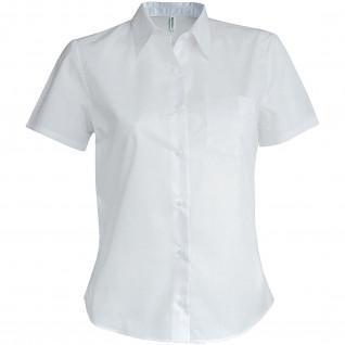 Women's short sleeve shirt Kariban blanc
