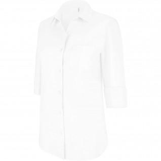 Woman's shirt Kariban Manches 3/4 blanc