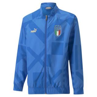 Home prematch jacket child Italy 2022