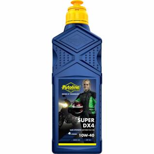 Motorcycle oil 4 tps semi synthetic Putoline 10W-40 Super DX4