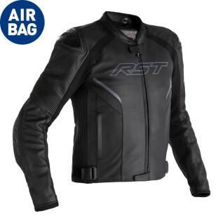 Motorcycle leather jacket RST Sabre Airbag