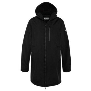 Long zipped hooded jacket Schott