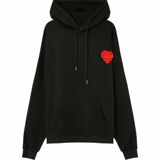 Embroidered heart hoodie Sixth June