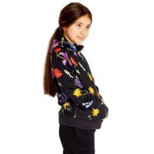 Sweatshirt hoodie Girl's Snurk Bouquet Gots