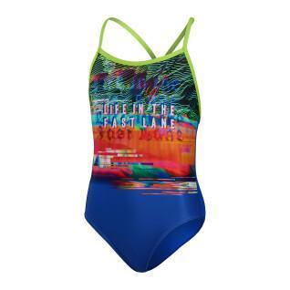 1-piece swimsuit for girls Speedo Eco+ Fast Lane Placem