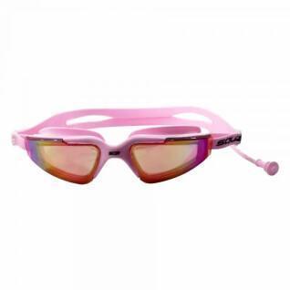 Swimming goggles with mirror lens and earplugs Squba Enki