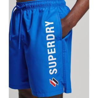 Swim shorts with applied pattern Superdry Code 48 cm