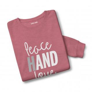 Mixed Sweatshirt Peace Hand Love