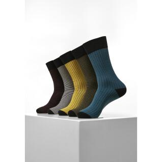 Pack of 5 pairs of socks Urban Classics stripes