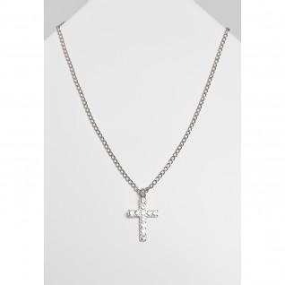 Necklace Urban Classics diamond cross