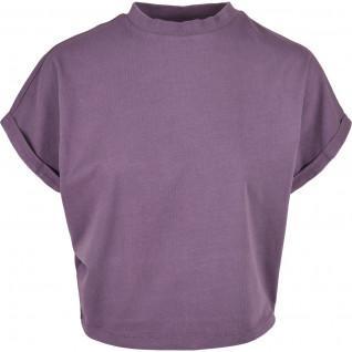 Women's T-shirt Urban Classics short pigment dye découpé-grandes tailles