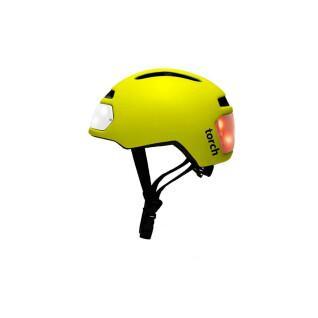 City helmet with front and rear lights Torch T2