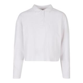 Oversized short sleeve polo shirt for women Urban Classics