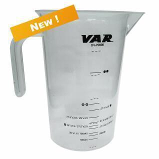Graduated beaker for preventive liquid Var
