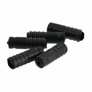 Plastic sheath end for cable guide Var