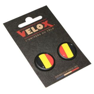 Set of 2 handlebar caps for road bikes Velox Doming Belgique