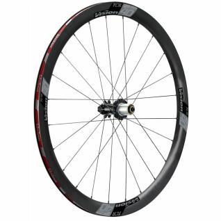 Disc wheels with tyres Vision sc40s tl center lock sram xdr