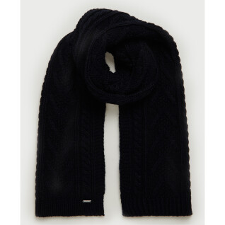 women's cable knit scarf Superdry Lannah