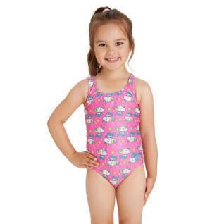 1-piece swimsuit for girls Zoggs Actionback