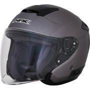 Jet motorcycle helmet AFX fx60 frost gray