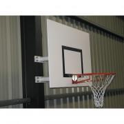 Wall mounted basketball hoop with fixed height half moon Sporti France