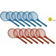 Mini tennis educational kit set of 12 mini tennis rackets Sporti France